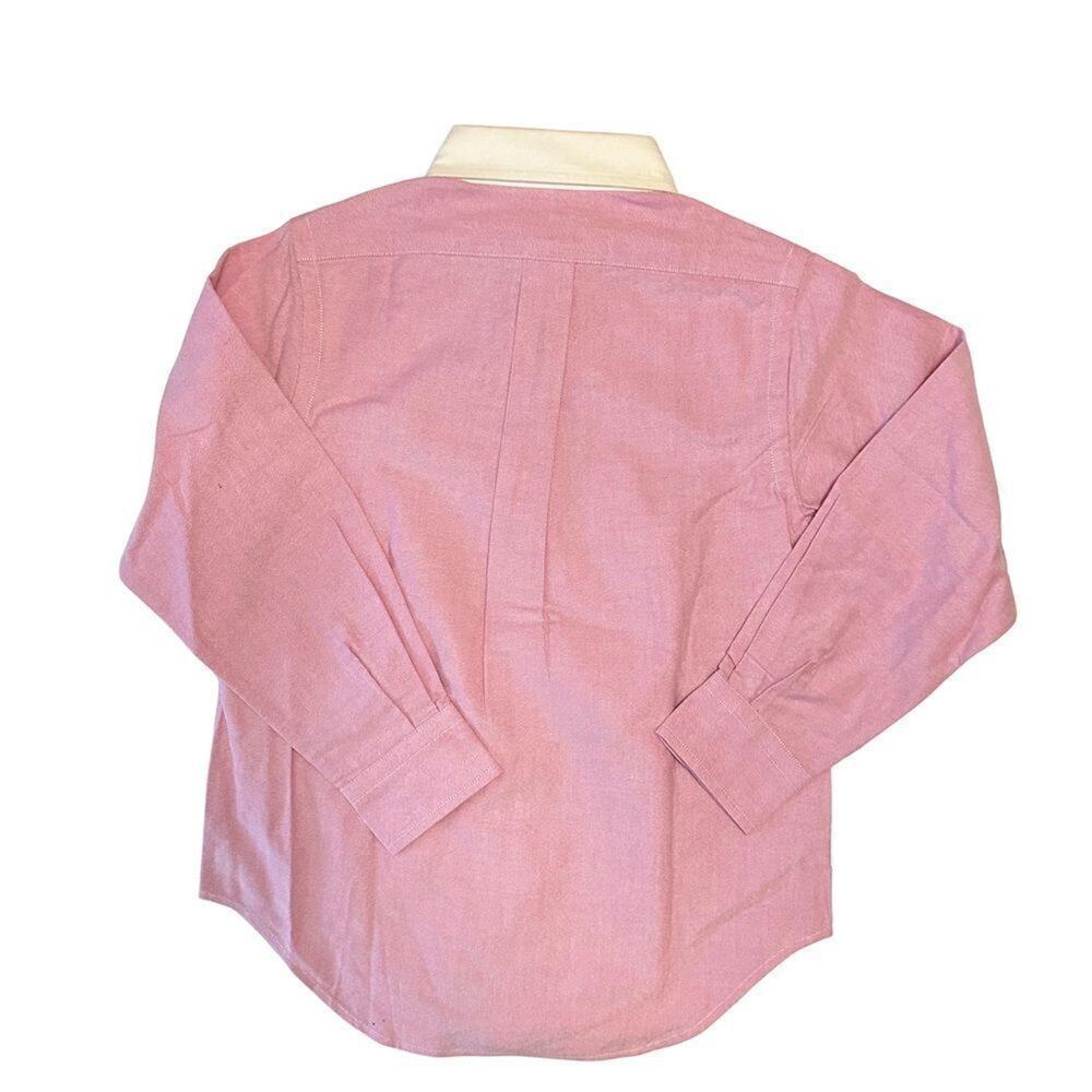 Ralph Lauren Polo Collard Button Down Shirt 5 Boys Pink Long‎ Sleeve NWT - Picture 2 of 6